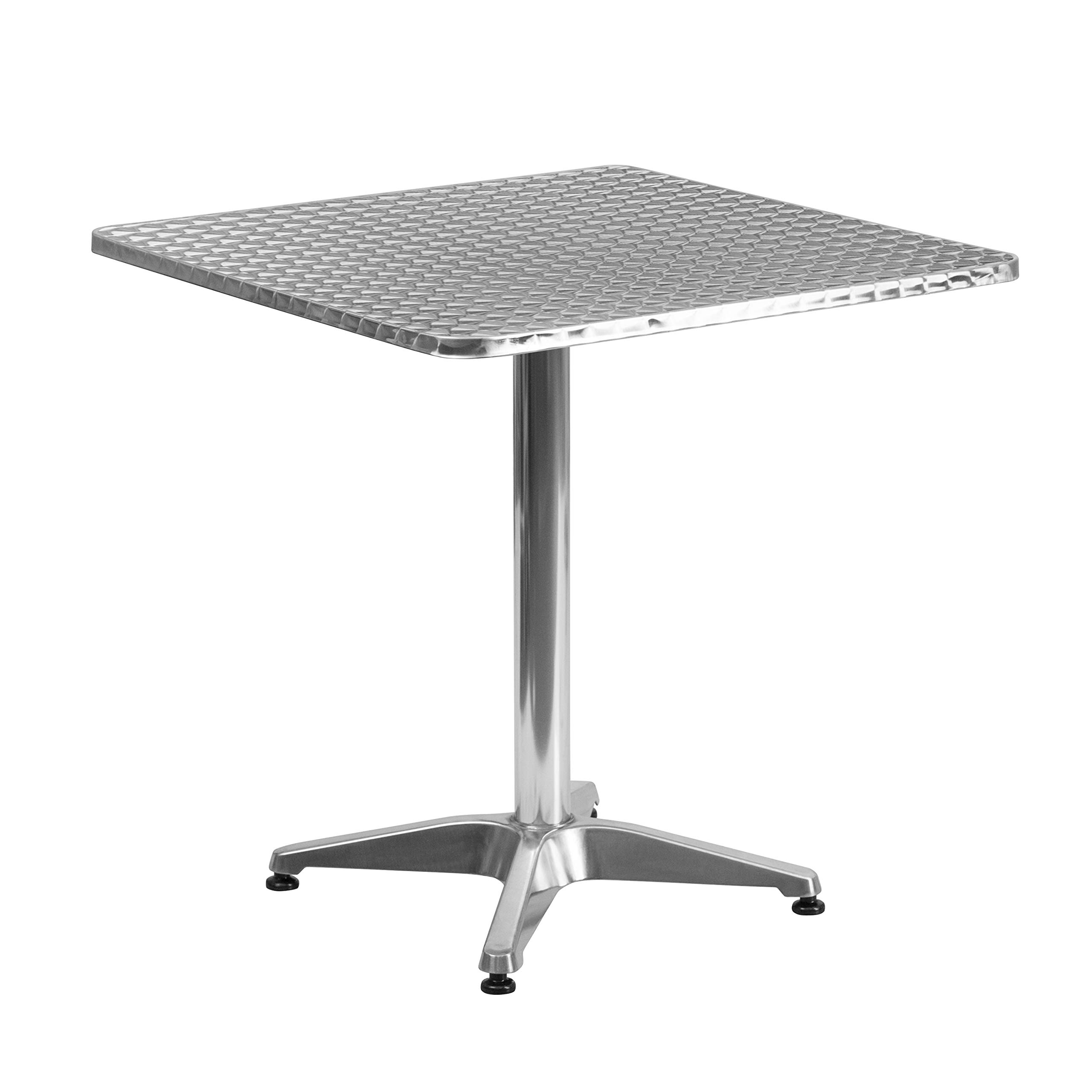 Amazon.co.jp: Flash Furniture 27.5インチ 正方形 アルミニウム